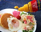あまじょっぱいお食事系パンケーキ作り方7写真