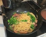 菜の花のペペロンチーノ作り方4写真