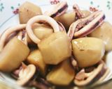 じゃがいもとイカの煮物作り方6写真