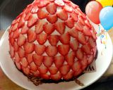 ティアラドーム風 いちごたっぷりケーキ作り方14写真
