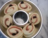 桜餡と甘納豆パン作り方10写真