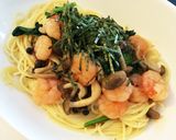 パパっと簡単♡海老の辛子明太子パスタ作り方7写真