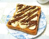 コーヒーチョコ☆バナナハニートースト♪作り方5写真