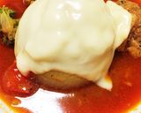 玉ねぎ丸ごと肉詰めハンバーグ☆ミ作り方7写真