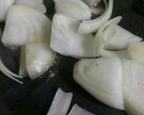 ボリューム満点♡ちくわと揚げと玉ねぎ炒め作り方1写真