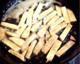 たけのことわらびの豚すき焼き。作り方2写真