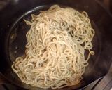たけのことわらびの豚すき焼き。作り方3写真