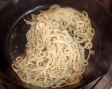 たけのことわらびの豚すき焼き。作り方3写真