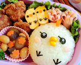 簡単可愛い♡にわとりおにぎりキャラ弁作り方5写真
