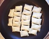 ごま油でパリパリっ!餃子の皮でチヂミ風作り方3写真