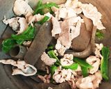 豚こまピーマン蒟蒻煮作り方2写真