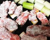 かぼちゃとエリンギの肉巻きお弁当OK作り方5写真