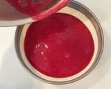 ひな祭りにも✾苺のレアチーズケーキ作り方16写真