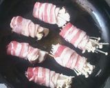 豚バラ肉の茸巻き焼き作り方5写真