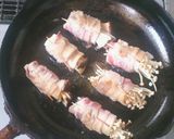 豚バラ肉の茸巻き焼き作り方6写真