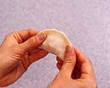 トゥルル～ン冷やし水餃子（包み方解説付）作り方4写真