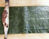 おつまみに！シシャモの梅海苔巻き作り方2写真