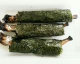 おつまみに！シシャモの梅海苔巻き作り方3写真