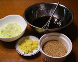 鶏胸肉の具沢山中華ダレがけ作り方3写真