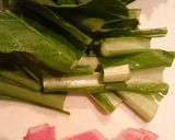 子供大好き♪小松菜のガーリックバター炒め作り方1写真