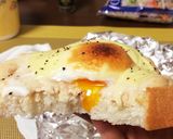 乗せて焼くだけ！ツナマヨ卵チーズトースト作り方7写真