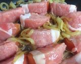 トマトの豚肉巻き すき焼き風煮作り方3写真