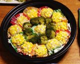 とうもろこしの味菜(あじさい)団子作り方6写真
