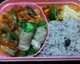 菜の花豚巻き★簡単美味しい♪作り方8写真