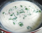 大根とカリカリ梅の豆乳パスタ♪作り方3写真