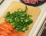簡単！こんにゃくと野菜の甘辛炒め作り方1写真