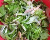 豆腐クリームの水菜と新タマネギサラダ作り方3写真