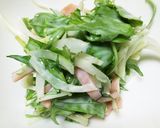豆腐クリームの水菜と新タマネギサラダ作り方7写真