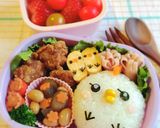 簡単可愛い♡にわとりおにぎりキャラ弁作り方9写真