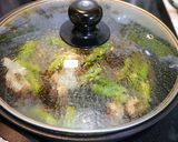 簡単副菜!椎茸とアスパラのほんだし蒸し作り方4写真