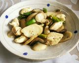 ササミ&エリンギのハーブソルト蒸し焼き♪作り方5写真