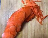 にんじんだけをドレッシングで炒めてみたん作り方1写真
