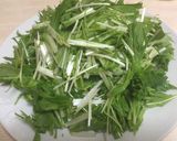 ☆超簡単 水菜のサラダ☆作り方1写真