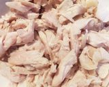 レンジde蒸し鶏とオクラの辛子醤油和え♡作り方8写真