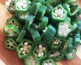 レンジde蒸し鶏とオクラの辛子醤油和え♡作り方9写真