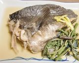 クロソイとわらびの、煮付け作り方5写真