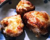 材料3つ❥簡単チーズ焼きおにぎり❥作り方4写真