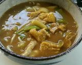 人気店のカレーうどん作り方5写真
