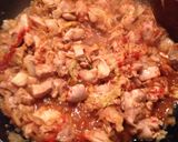 辛くないキムチ味チキンライス♪白菜漬けで作り方6写真