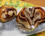 スライス生チョコレートで渦巻きパン作り方10写真