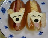 6ピースチーズdeにっこり犬作り方2写真