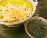 犬ご飯　春キャベツとシラスのパスタ作り方1写真