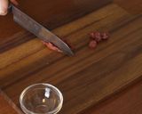 超簡単★洒落た豚肉と納豆の小鉢作り方1写真