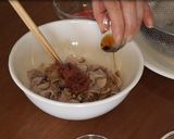 超簡単★洒落た豚肉と納豆の小鉢作り方3写真