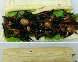 お弁当に♪ひじきの煮物の油揚げ巻き作り方2写真