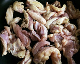 ぱぱっとできる鶏もも肉と白ねぎの炒め物作り方3写真